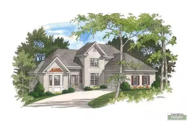 image of 1.5 story house plan 7620